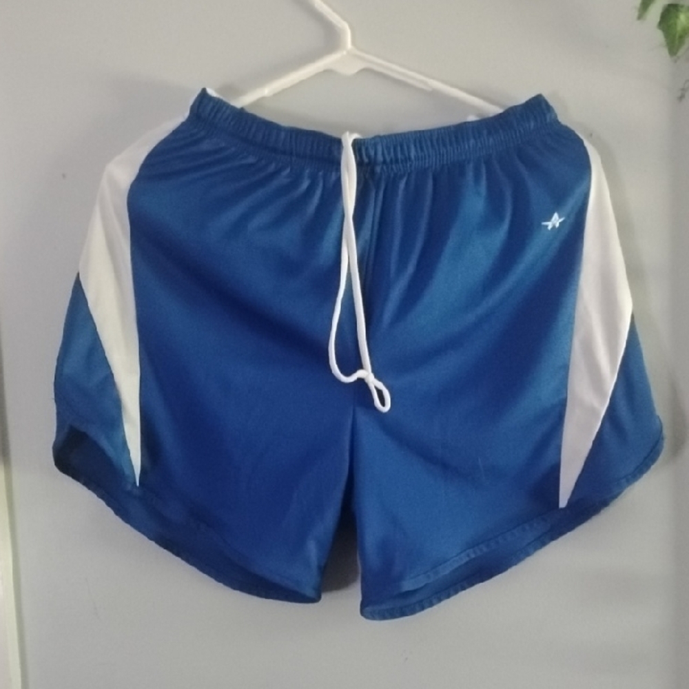 Vintage Blue and White Athletic Shorts